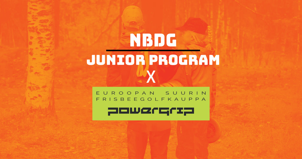 Powergrip supporting junior disc golfers in the 2022 season